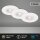 Einbauleuchte Briloner LED 3er Set Weiß 4,9 Watt IP44 Einbau Spot