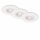 Einbauleuchte Briloner LED 3er Set Weiß 4,9 Watt IP44 Einbau Spot