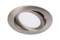 Einbauleuchte Briloner LED Panel 7 Watt LED Nickelmatt...