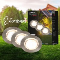 Bodeneinbauleuchten Briloner Connect to Shine LED 3er Set...