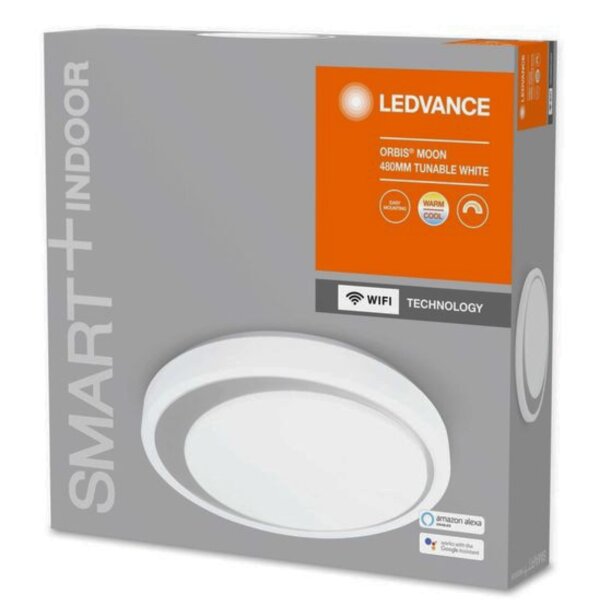 LEDVANCE SMART+ Orbis Moon 480 mm – Tunable White Deckenleuchte (Wi‑Fi)