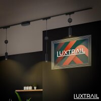 Briloner Luxtrail LED-Pendelleuchte Schwarz – 5 W – 3000 K – Höhenverstellbar