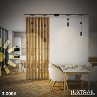 Briloner Luxtrail LED-Pendelleuchte Schwarz – 5 W – 3000 K – Höhenverstellbar
