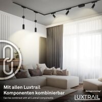 Briloner Luxtrail Stromschiene-Set 1 m Schwarz – Erweiterung 48 V System