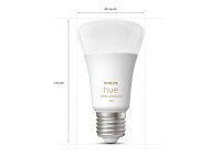 Leuchtmittel Philips Hue Starter-Set „Weißton“ – 3× E27-Lampen 1100lm + Hue Bridge + Dimmschalter
