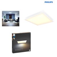 Philips Hue White Ambiance Aurelle Quadrat-Deckenleuchte 60×60cm – WLAN & Bluetooth, weißtonsteuerbar, dimmbar