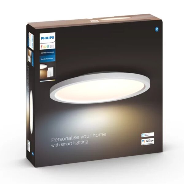 Philips Hue White Ambiance Aurelle Rundpanel 40cm – WLAN/Bluetooth, weißtonsteuerbar, dimmbar