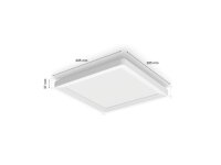 Deckenleuchte Philips HUE Aurelle Panel 30 x 30 cm 19 Watt LED Smart Deckenlampe