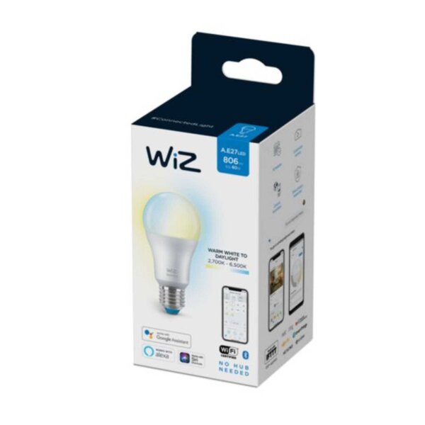 Leuchtmittel Philips WiZ E27 8 Watt LED warm to cool 806 Lm
