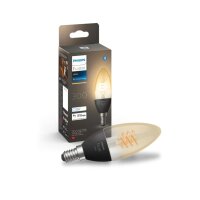 Philips Hue LED Kerzenlampe E14 White 4,5W smart dimmbar...