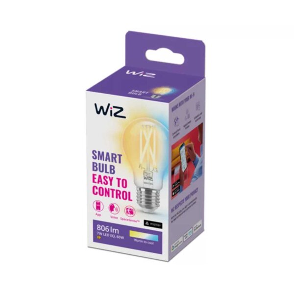 Philips WIZ Leuchtmittel E27 7 Watt LED warm to cool 806 Lm