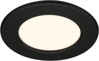 Briloner LED Einbauleuchte Schwarz IP65 Feuchtraum...
