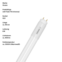 Leuchtmittel Osram LED Röhre Tube T8 Universal 60 cm...