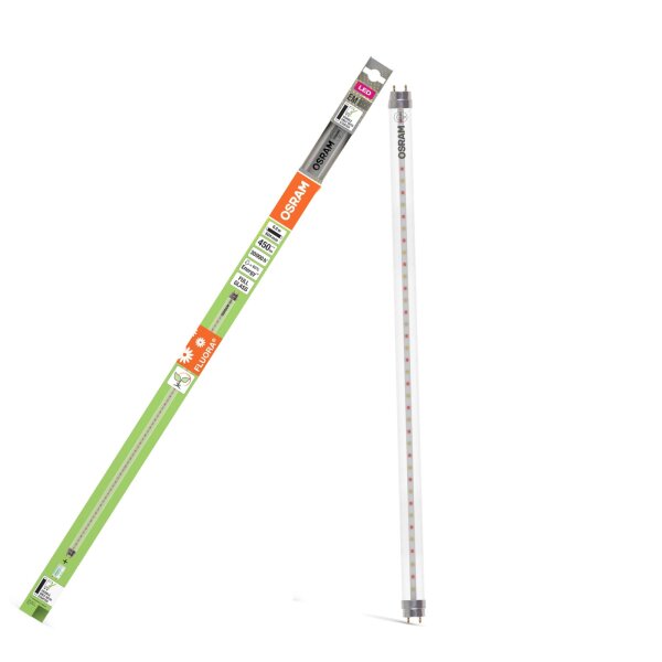 Ledvance Osram Leuchtmittel Röhre T8 6,6 Watt LED  Fluora Pflanzenleuchte 450 Lumen 2500K