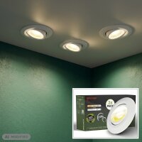 Briloner LED-Einbaustrahler Set 3-fach – 4,9 W pro...