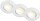 Briloner LED-Einbaustrahler Set 3-fach – 4,9 W pro Spot – Dimmbar, Farbtemperatur wählbar – Ø 90 mm