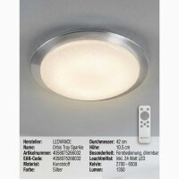 Deckenleuchte Ledvance Orbis Tray Sparkle CCT 24 Watt LED...