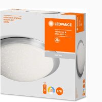 Deckenleuchte Ledvance Orbis Tray Sparkle CCT 24 Watt LED Sternenhimmel Fernbedienung Deckenlampe 42 cm