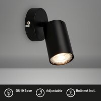 Strahler Briloner GU10 Fassung Schwarz  Wandleuchte Spot...