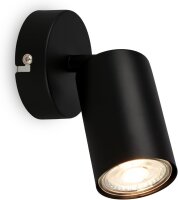 Strahler Briloner GU10 Fassung Schwarz  Wandleuchte Spot...