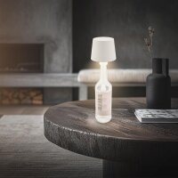 Briloner LED Akku-Tischleuchte Weiß Dimmbar IP44 Warmweiß Touch (7709-016)
