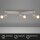 Strahler Briloner 3er Spot Silber Deckenleuchte GU10 Fassung Deckenlampe