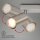 Strahler Briloner 3er Spot Silber Deckenleuchte GU10 Fassung Deckenlampe