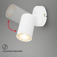 Strahler Briloner GU10 Fassung Weiß  Wandleuchte Spot Wandlampe