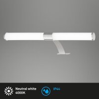 Spiegelleuchte Briloner 6 Watt LED Chrom 40 cm Badlampe