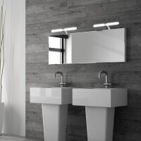 Spiegelleuchte Briloner 6 Watt LED Chrom 40 cm Badlampe