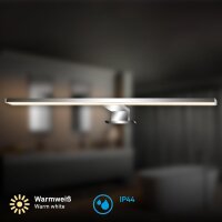 Spiegelleuchte Briloner 10 Watt LED Chrom Badlampe...