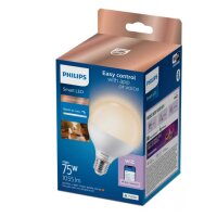 Philips WiZ Leuchtmittel E27 11 Watt LED Globe 1055 LM...
