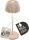Akku-Tischleuchte Riffle Nano, Beige (Sandfarben), 1,5 Watt, dimmbar, Touchdimmer – Briloner