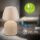 Akku-Leuchte Briloner Keramik 2,5 Watt LED Tischleuchte Beige Touchdimmer IP44 Tischlampe