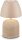 Akku-Leuchte Briloner Keramik 2,5 Watt LED Tischleuchte Beige Touchdimmer IP44 Tischlampe