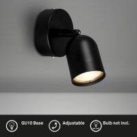 Strahler Briloner GU10 Spot Wandleuchte Schwarz Wandlampe