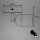 Strahler Briloner GU10 Spot Wandleuchte Schwarz Wandlampe
