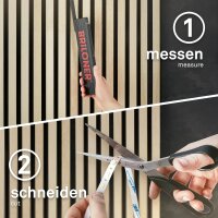LED Stripe Briloner Starter-Set für Wandpaneele Fernbedienung, Verteiler-Box 260 cm RGB dimmbar