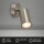 Wandspot, Silber, 9 Watt, GU10-Fassung, 8 x 8 cm – Briloner