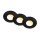 Briloner Klira LED Bad-Einbaustrahler 7589-035 – 3er Set dimmbar mit Farbtemperaturwahl, schwarz, 3× 4,9 W, IP44