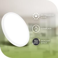 Deckenleuchte Briloner 11,4 Watt LED Deckenlampe 29 cm
