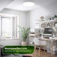Deckenleuchte Briloner 11,4 Watt LED Deckenlampe 29 cm