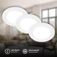 Einbauleuchte Briloner 3er Set 6 Watt LED...