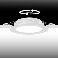 Einbauleuchte Briloner 3er Set 6 Watt LED Neutralweiß Einbauspot weiß 660 Lumen