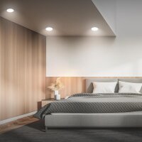 Einbauleuchte Briloner 3er Set 6 Watt LED Neutralweiß Einbauspot weiß 660 Lumen