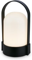 Akku-Leuchte Briloner 1 Watt LED Tischleuchte Schwarz...