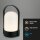 Akku-Leuchte Briloner 1 Watt LED Tischleuchte Schwarz IP44 Touchdimmer Tischlampe