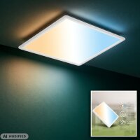 Deckenleuchte Briloner 11,4 Watt LED Panel Fernbedienung...