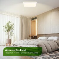 Deckenleuchte Briloner 11,4 Watt LED Panel Fernbedienung Deckenlampe Dimmbar CCT 29,3 cm