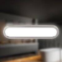 Badleuchte Briloner 10 Watt LED Wandlampe Chrom 35 cm...